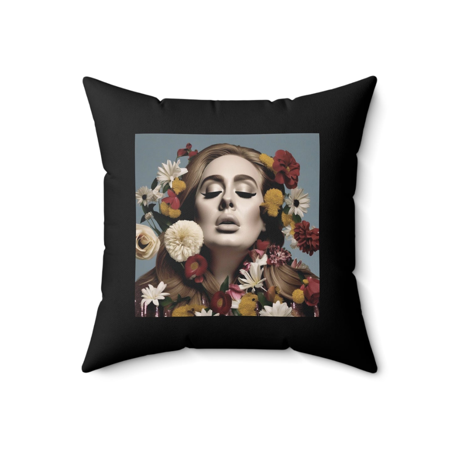 Women Spun Polyester Square Pillow