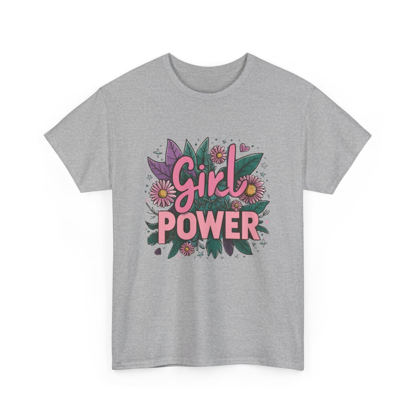 Girl Power Women Heavy Cotton Tee