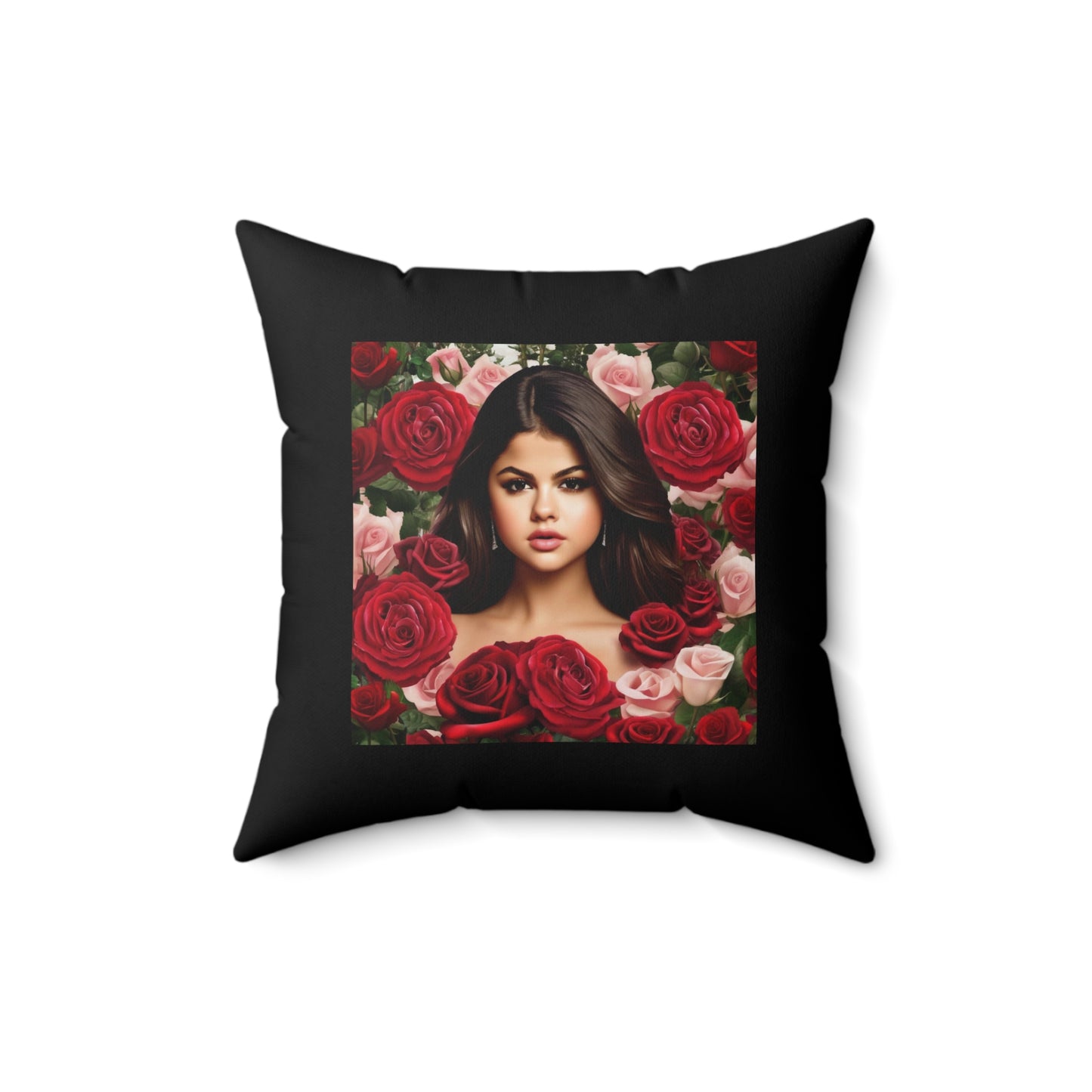 Women Spun Polyester Square Pillow