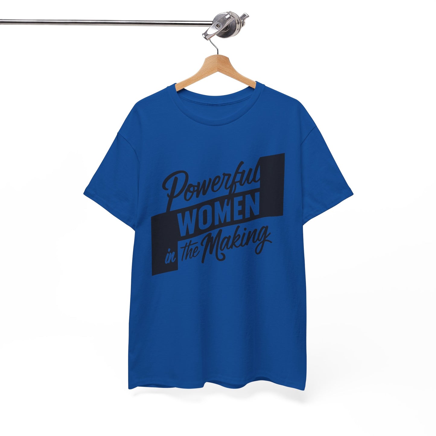 Powerful Women Printed T Shirt with Hearts