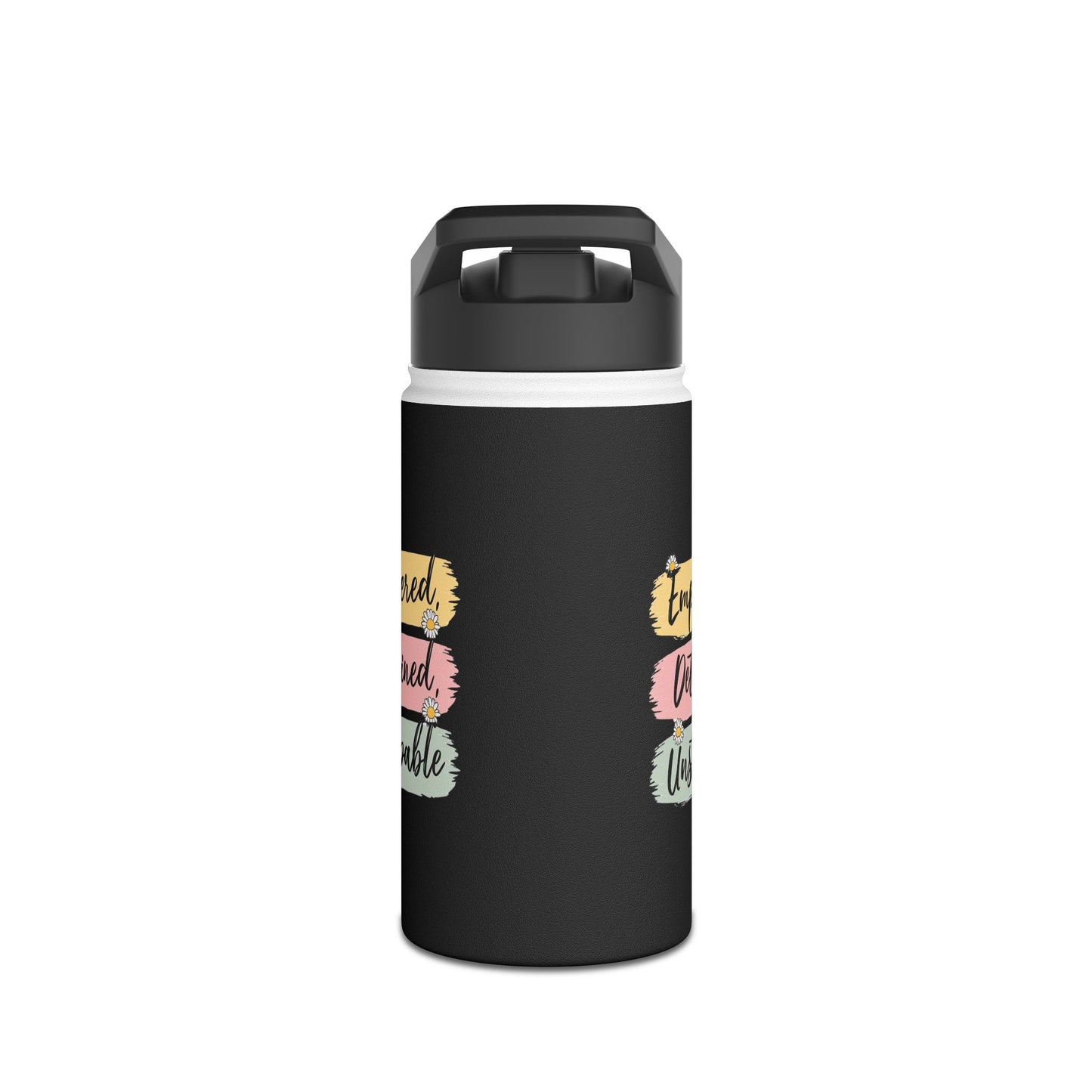 Empowered  Stainless Steel Water Bottle, Standard Lid