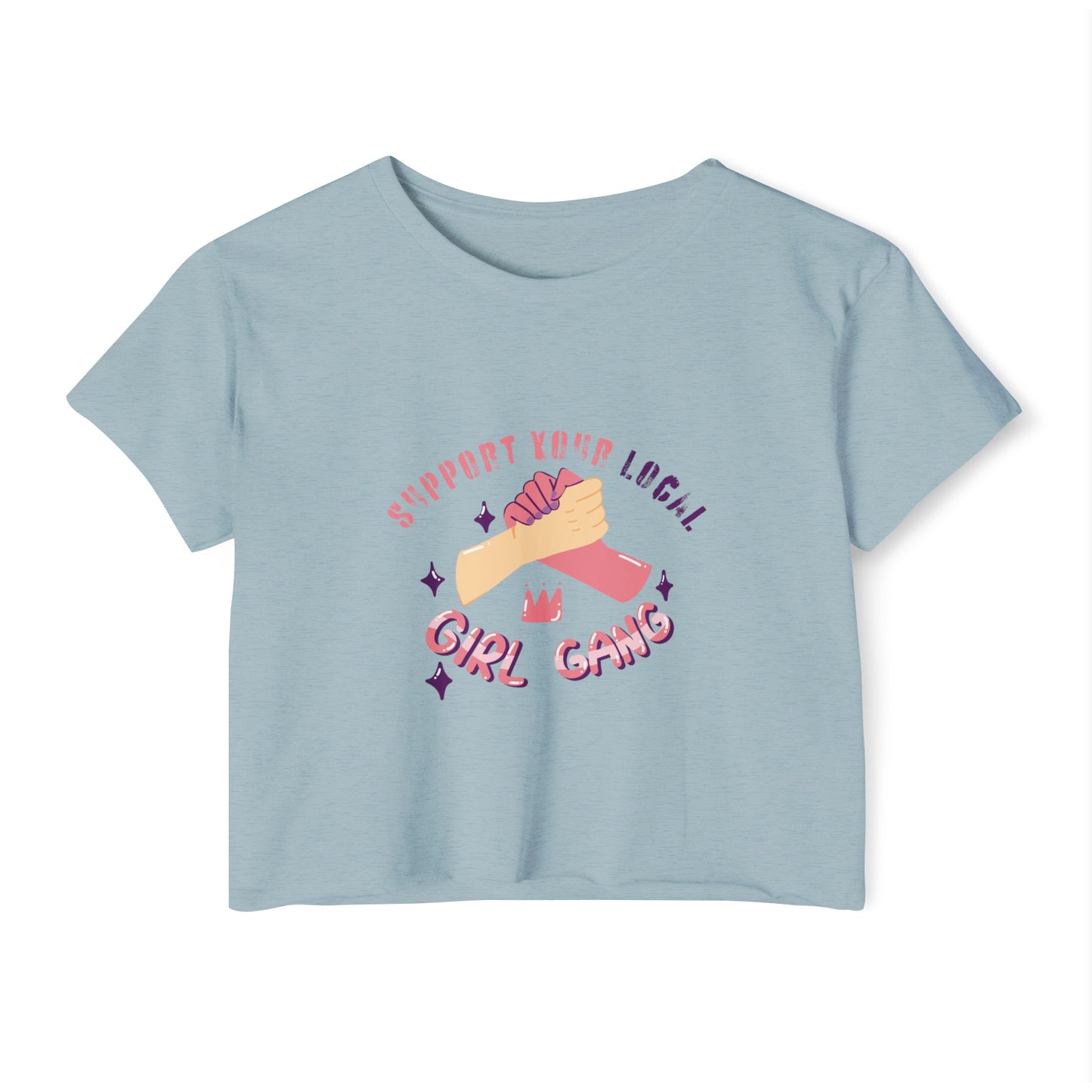Support your local women's Women's Festival Crop Top