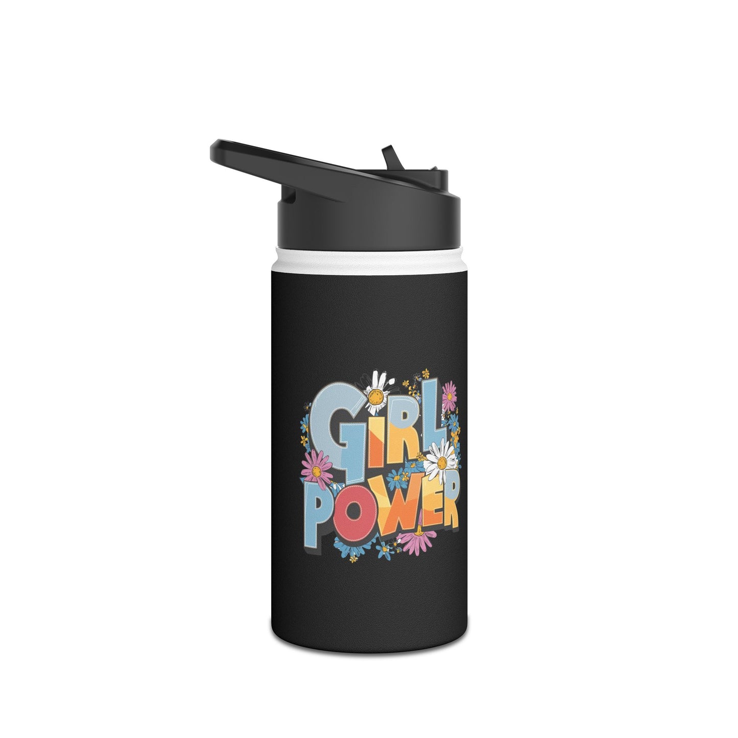 Copy of Girl Power Stainless Steel Water Bottle, Standard Lid