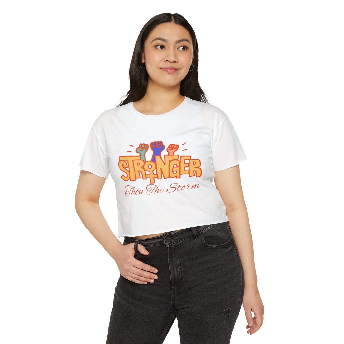 Stronger than women's Women's Festival Crop Top