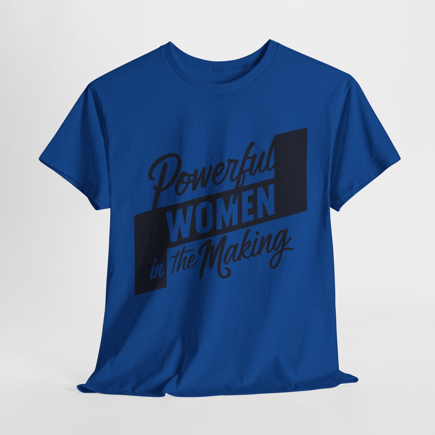 Powerful Women Printed T Shirt with Hearts