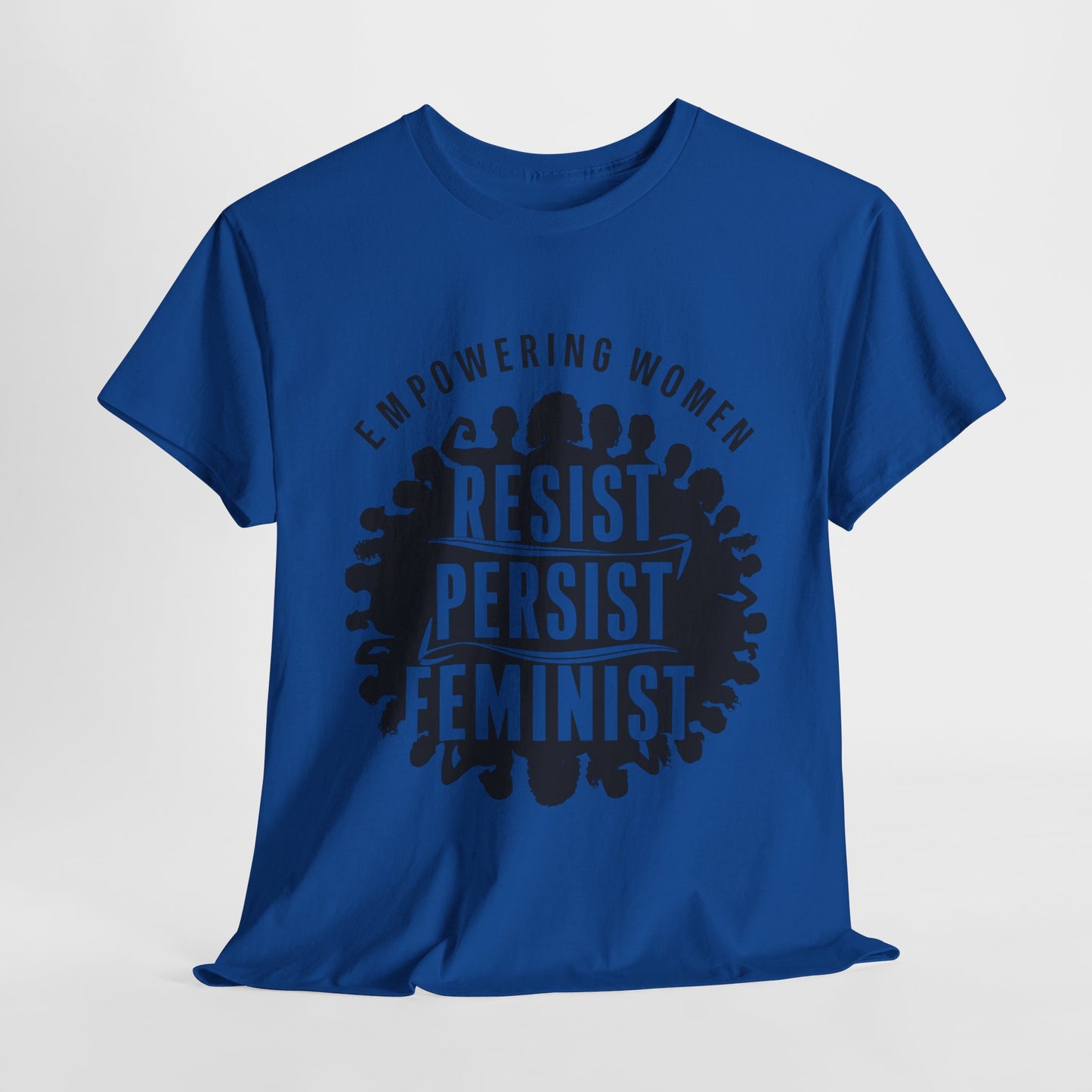 Empowering Women Printed T Shirt with Hearts