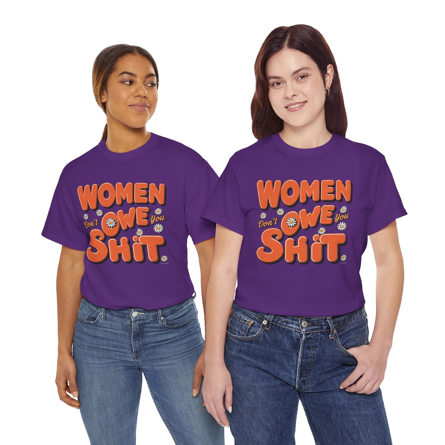 Women Don't Women Heavy Cotton Tee