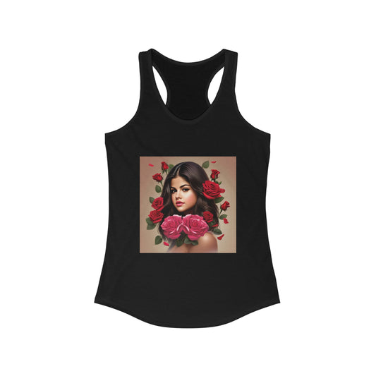 Selena Gomez Tank Top with Hearts