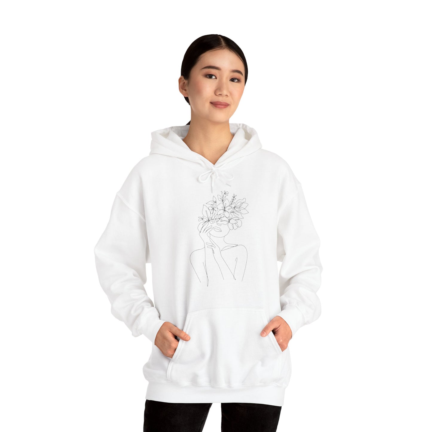 Women Artwork Unisex Heavy Blend™ Hooded Sweatshirt