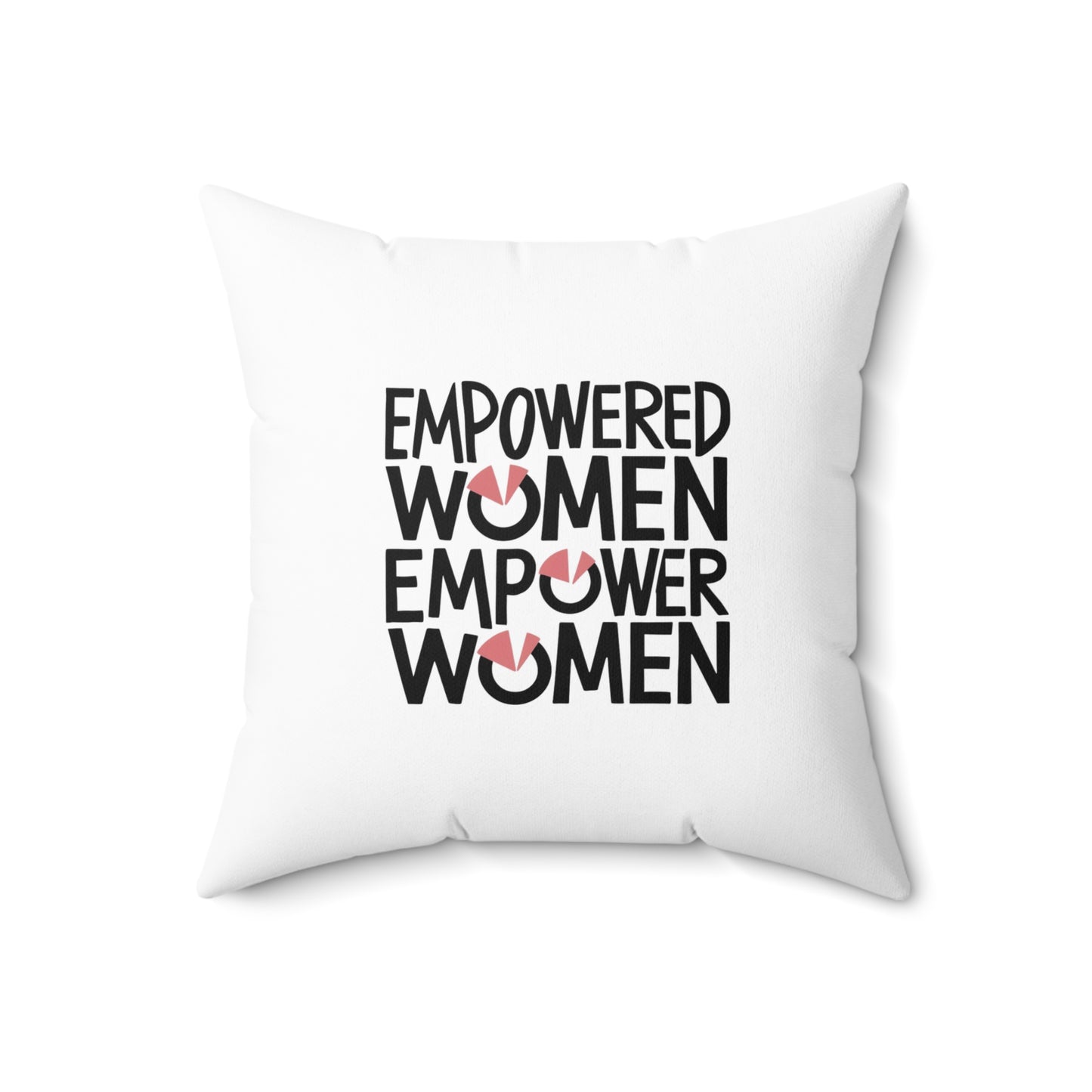 Empowered  Spun Polyester Square Pillow