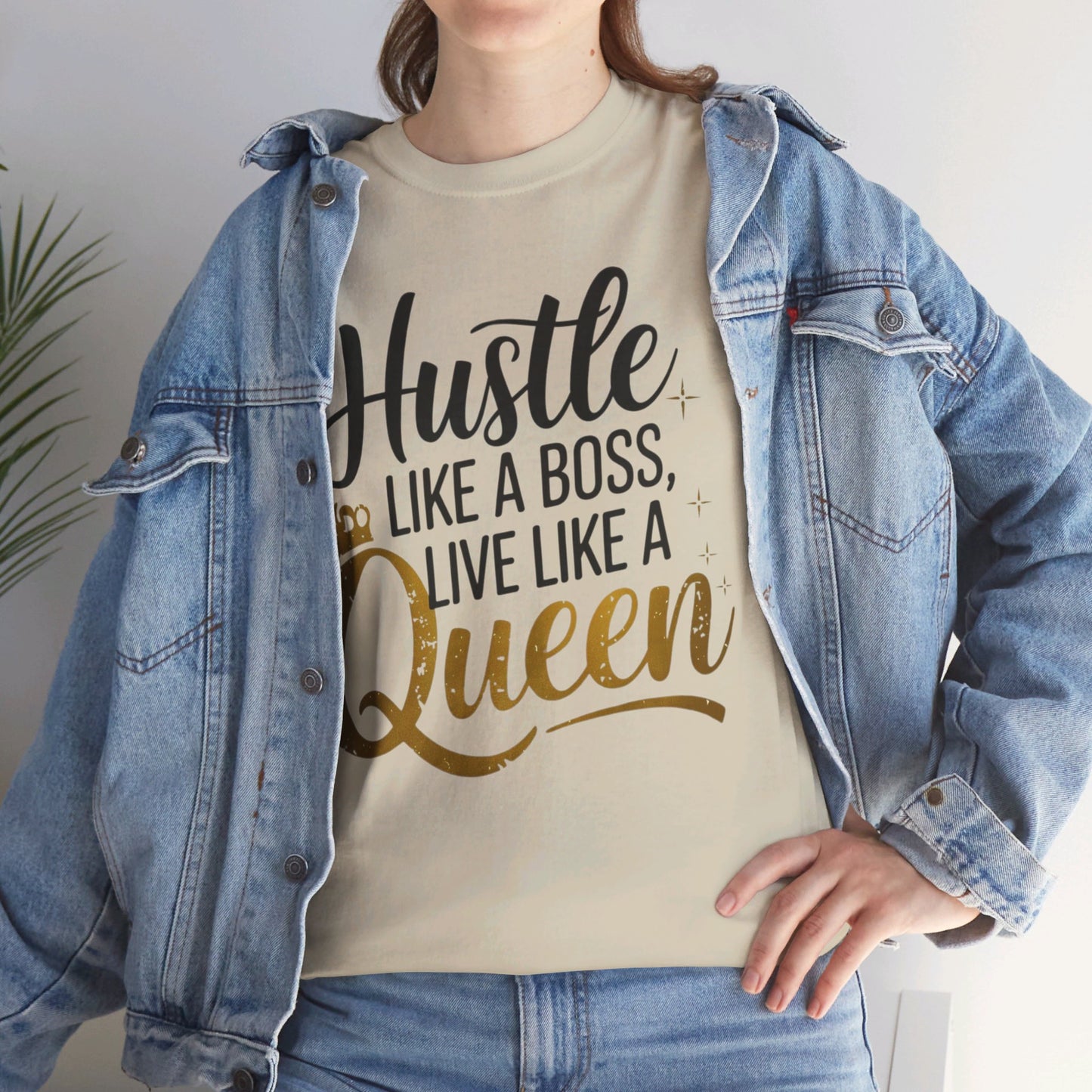 Hustle Women Heavy Cotton Tee