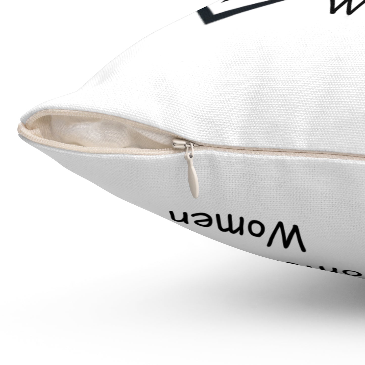 Empowered Spun Polyester Square Pillow