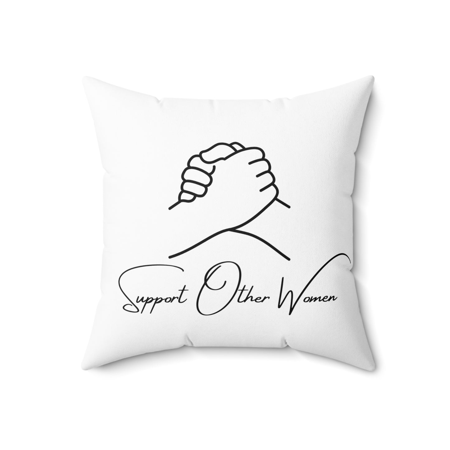 Support Spun Polyester Square Pillow