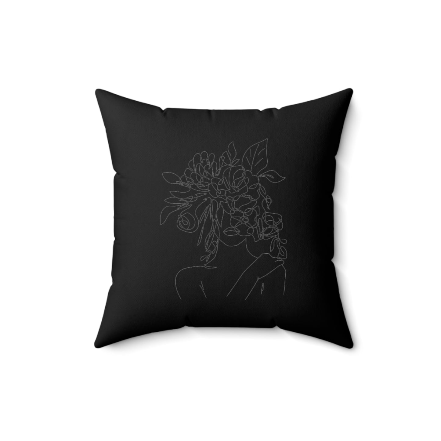 Women Spun Polyester Square Pillow