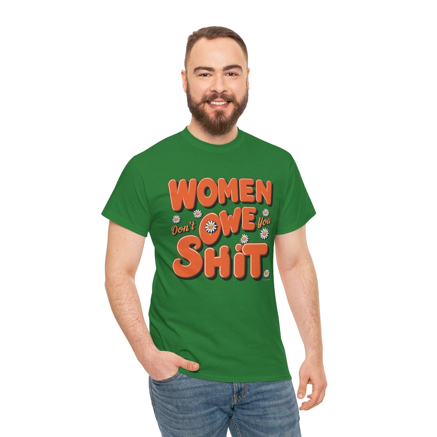 Women Don't Women Heavy Cotton Tee
