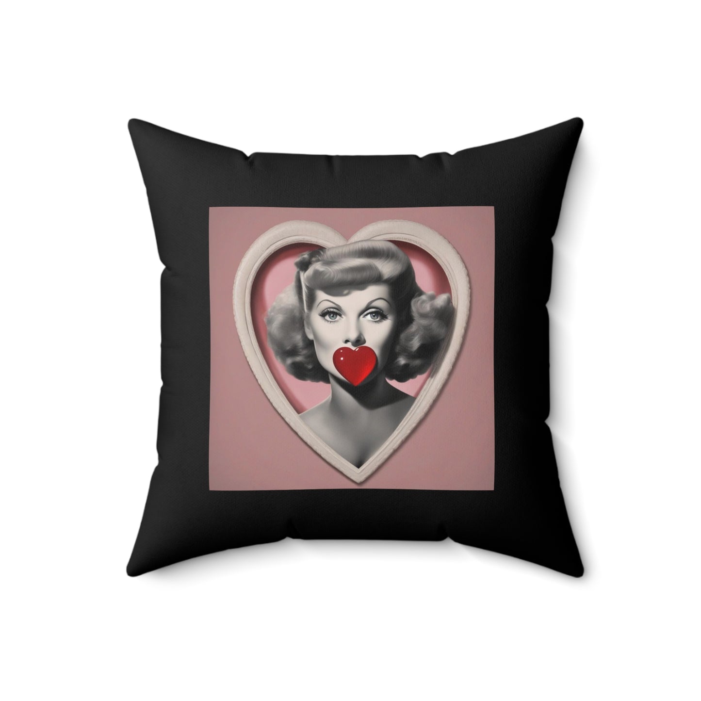 Women Spun Polyester Square Pillow