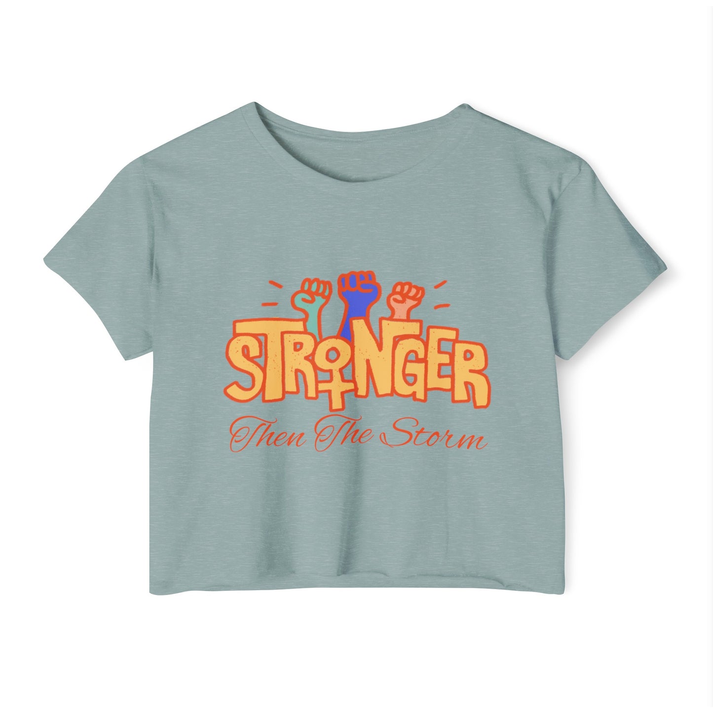 Stronger than women's Women's Festival Crop Top