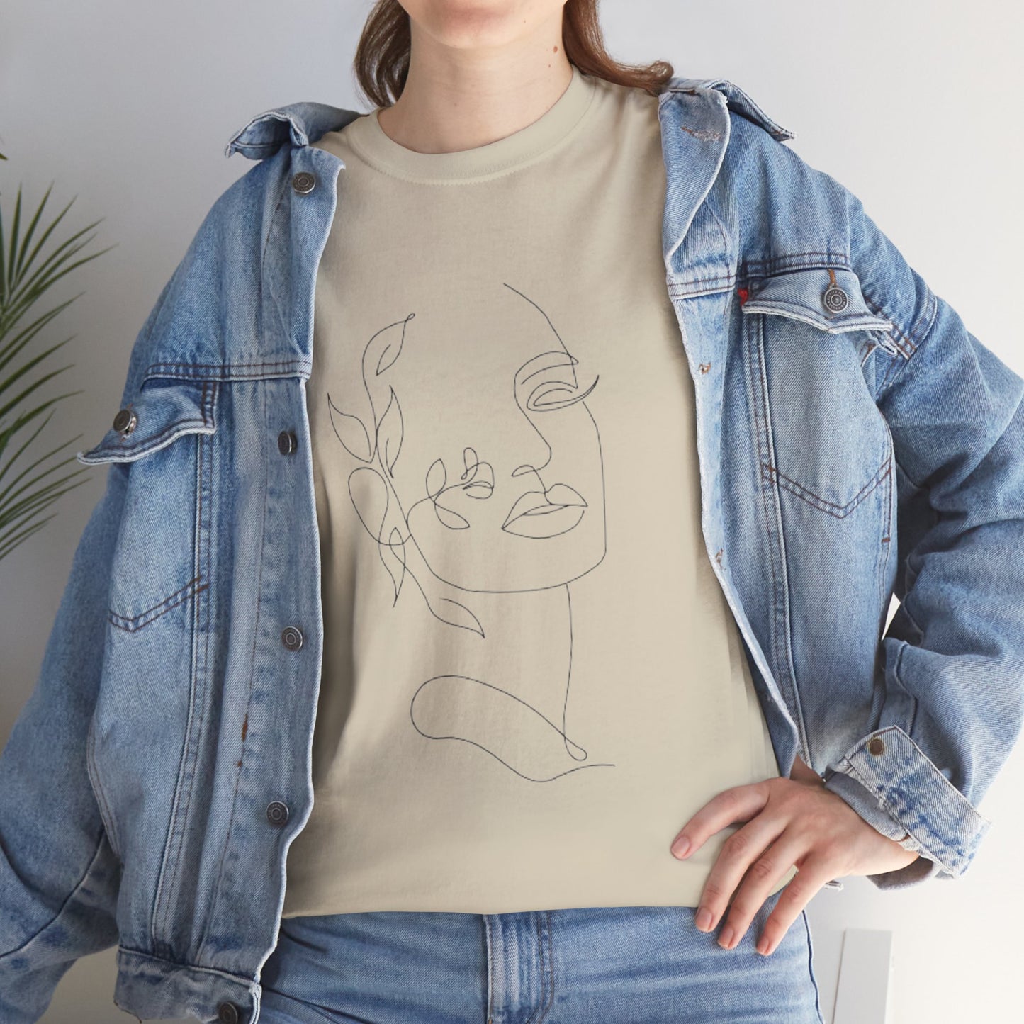 Women Artwork T Shirt with Hearts
