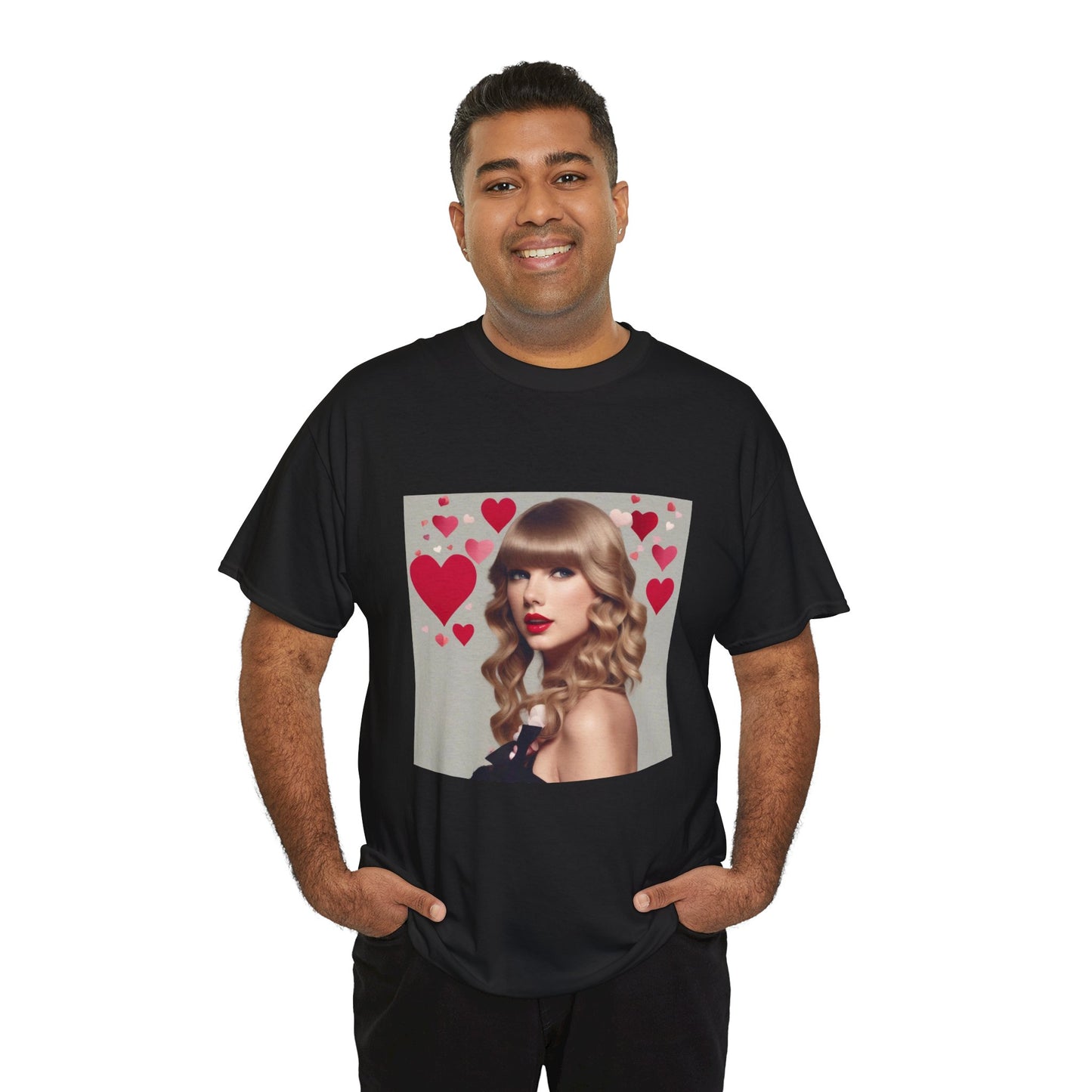 Taylor Swift T Shirt with Hearts