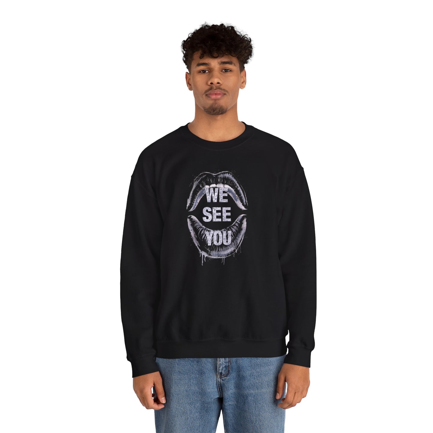 We See You Unisex Heavy Blend™ Crewneck Sweatshirt