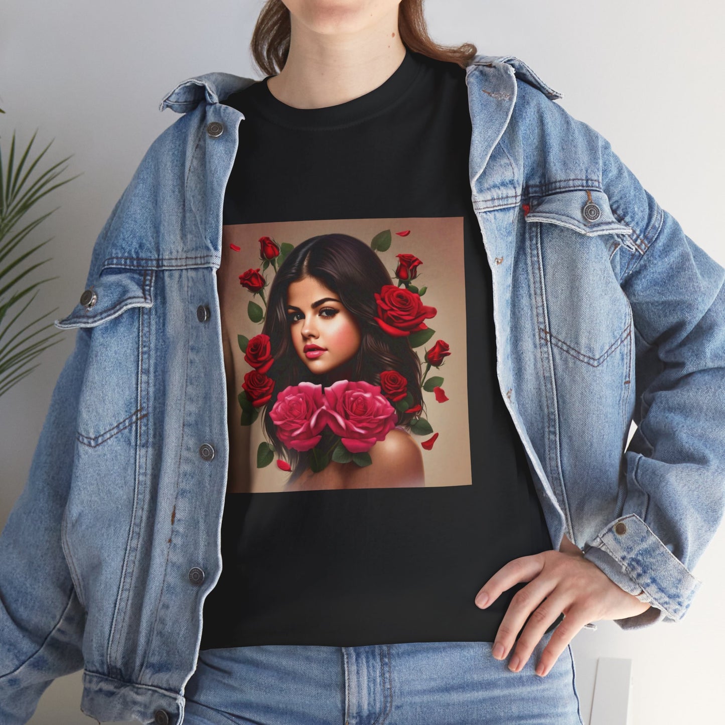 Selena Gomez T Shirt with Hearts
