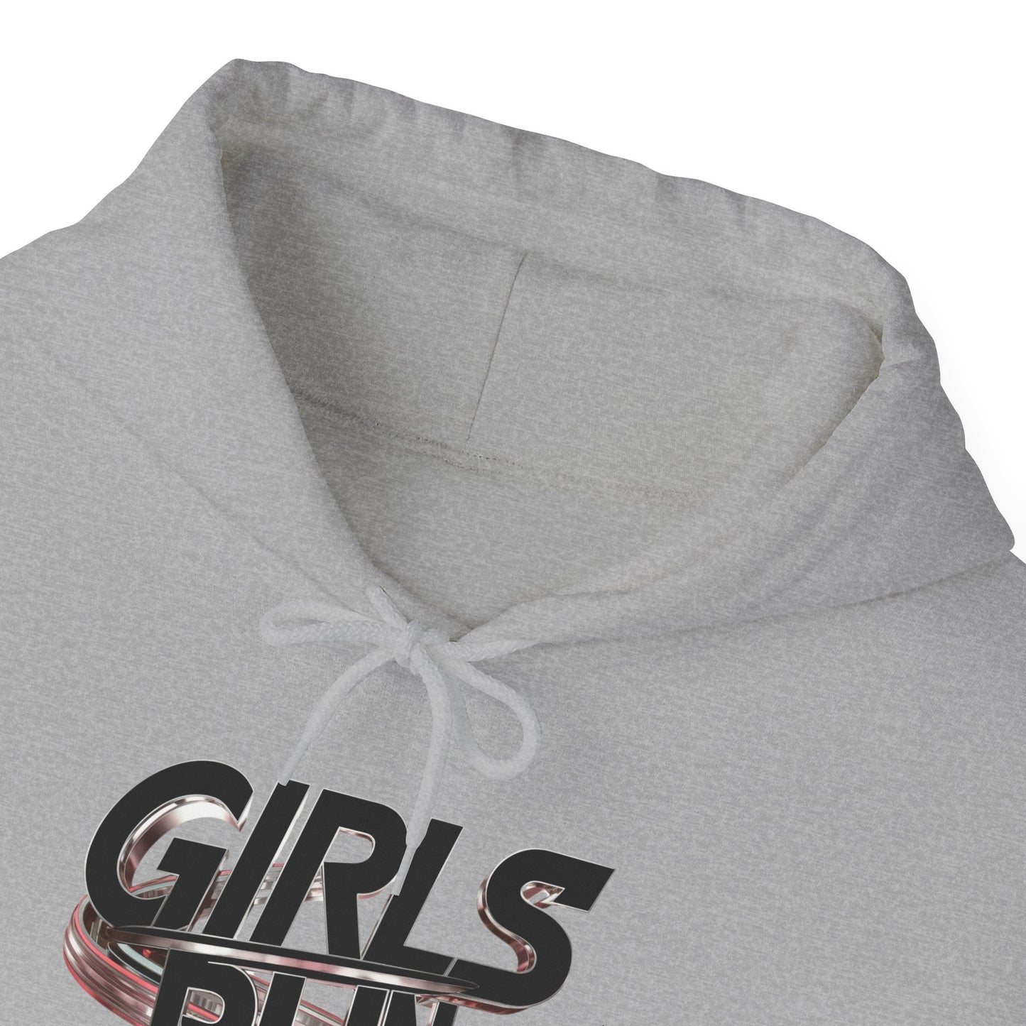 Girls Run Printed Unisex Heavy Blend™ Hooded Sweatshirt