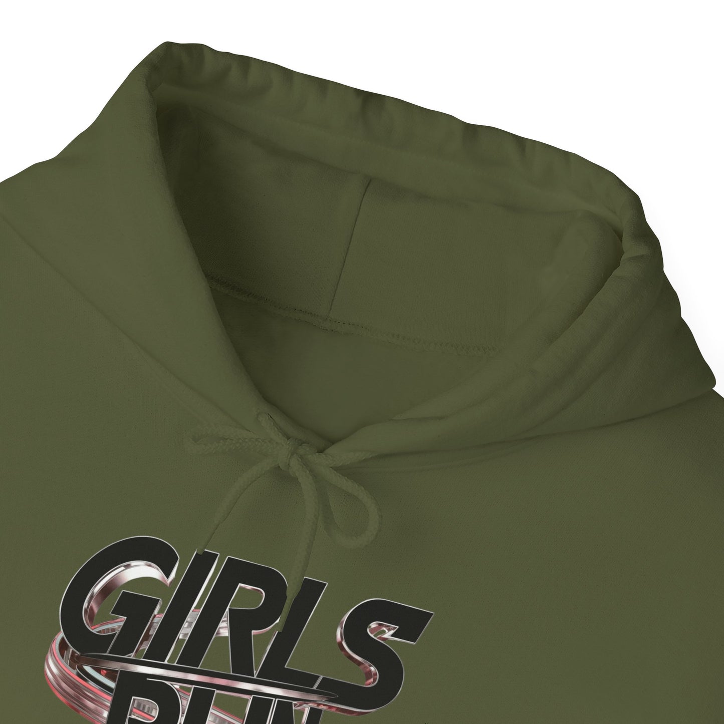 Girls Run Printed Unisex Heavy Blend™ Hooded Sweatshirt