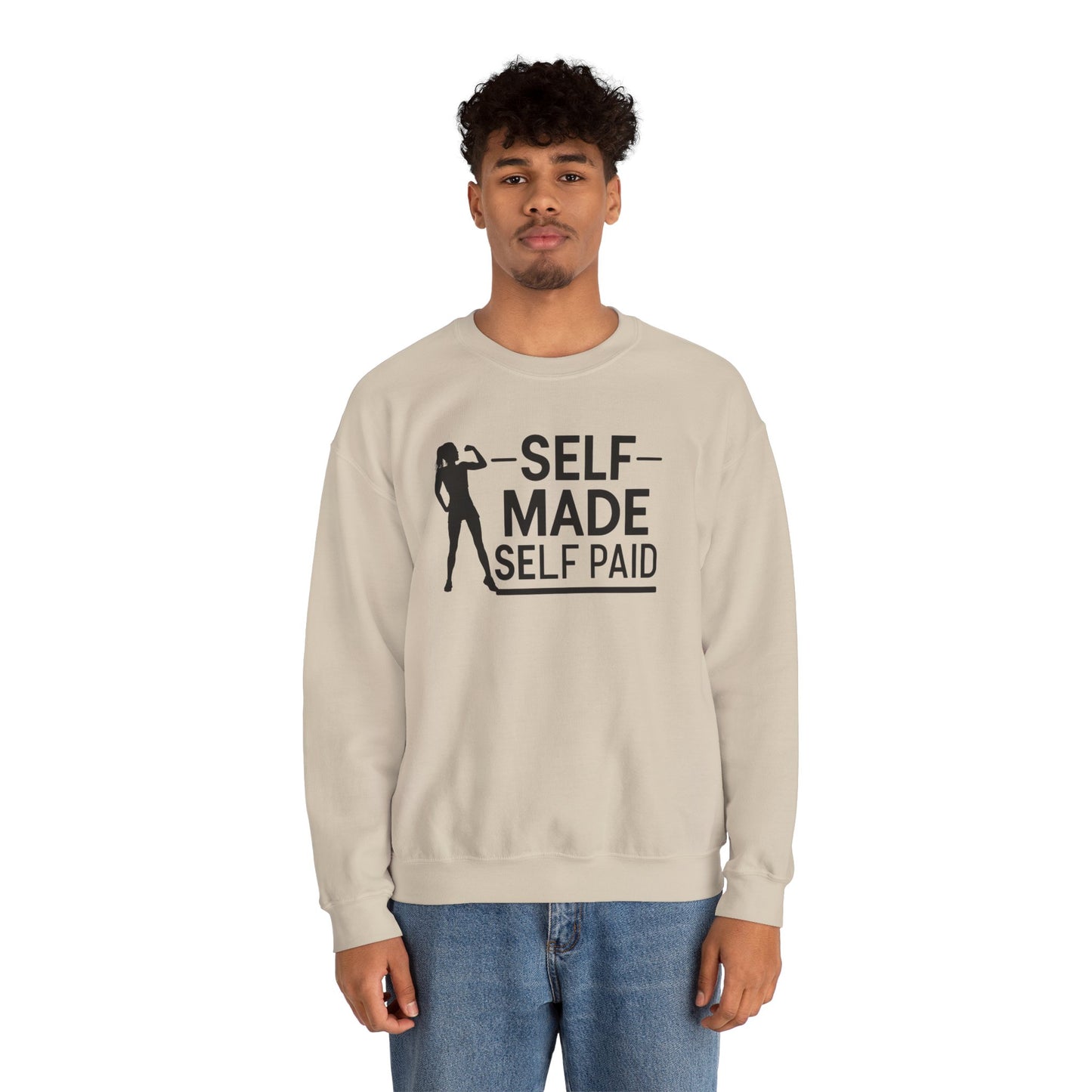 Self Made Self Paid Unisex Heavy Blend™ Crewneck Sweatshirt