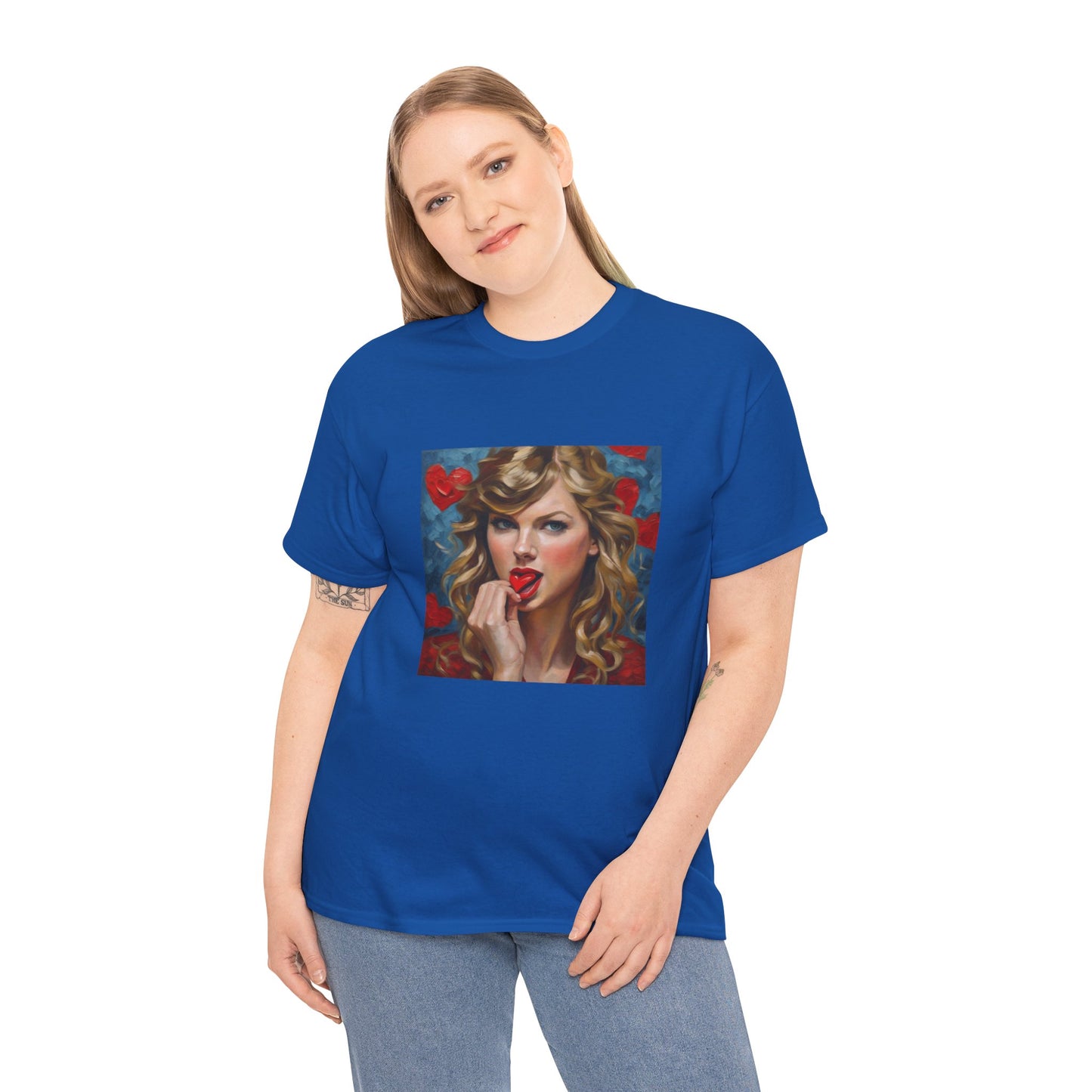 Taylor Swift T Shirt with Hearts
