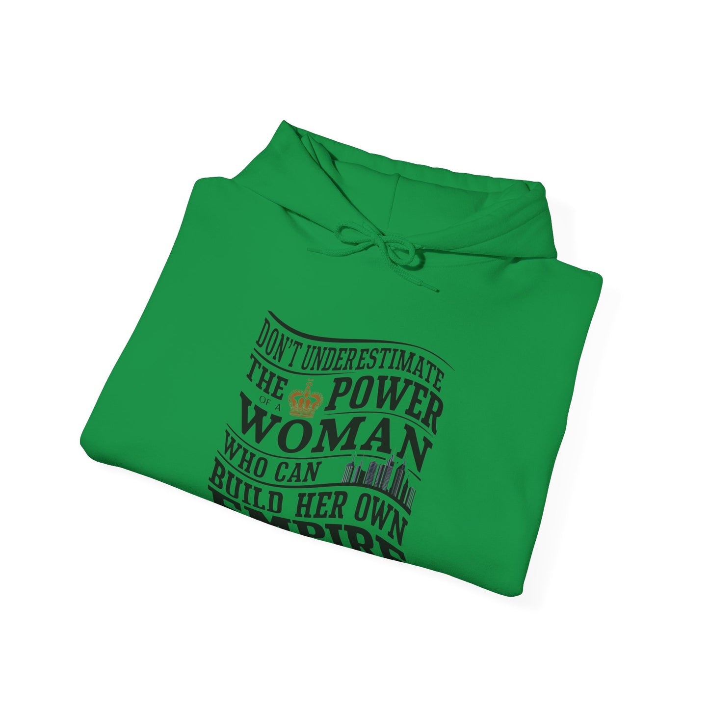 Don't Underestimate Printed Unisex Heavy Blend™ Hooded Sweatshirt