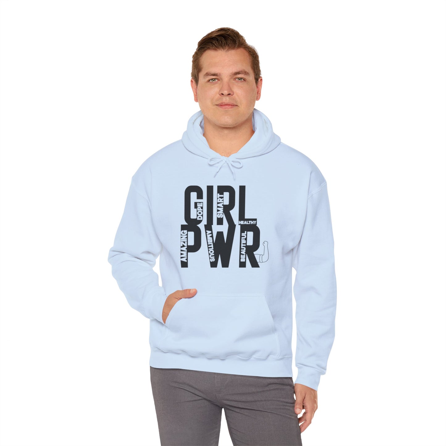Girl PWR Unisex Heavy Blend™ Hooded Sweatshirt