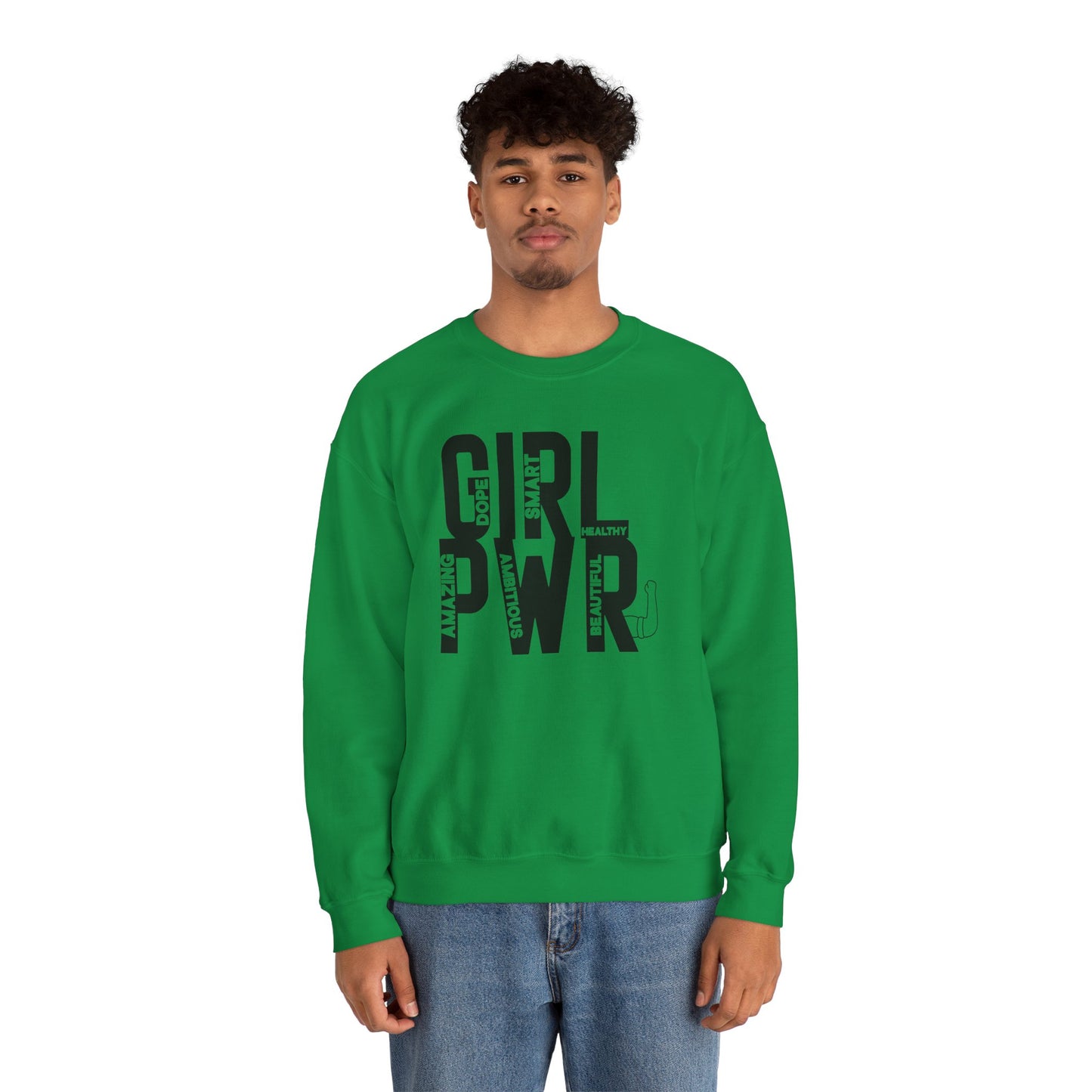 Girl PWR Unisex Heavy Blend™ Crewneck Sweatshirt