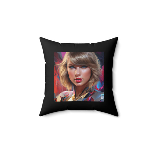 Women Spun Polyester Square Pillow