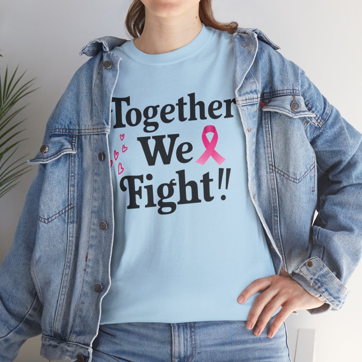 Together We Fight Unisex Heavy Cotton Tee