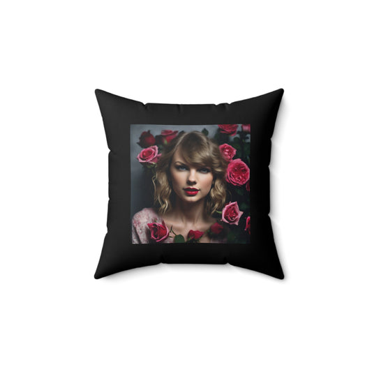 Women Spun Polyester Square Pillow