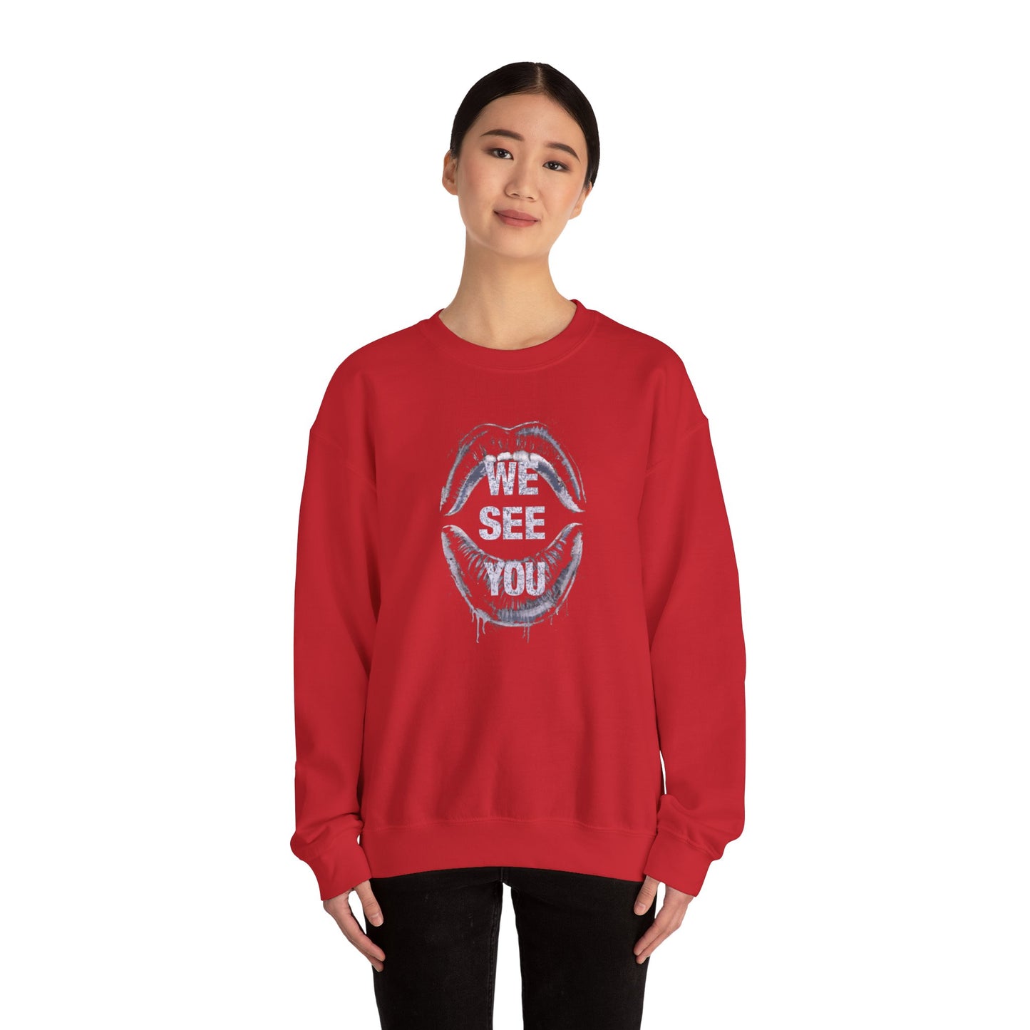 We See You Unisex Heavy Blend™ Crewneck Sweatshirt
