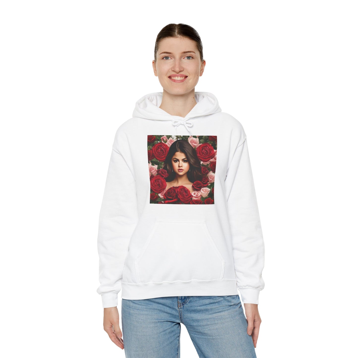 Selena Gomez Printed Unisex Heavy Blend™ Hooded Sweatshirt