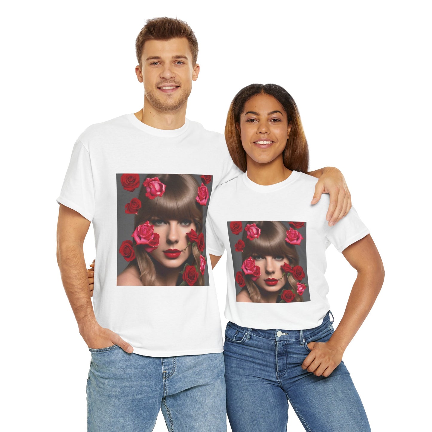 Taylor Swift T Shirt with Hearts