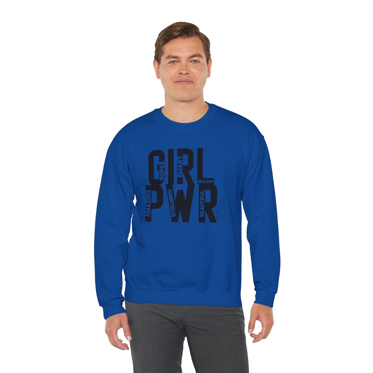 Girl PWR Unisex Heavy Blend™ Crewneck Sweatshirt