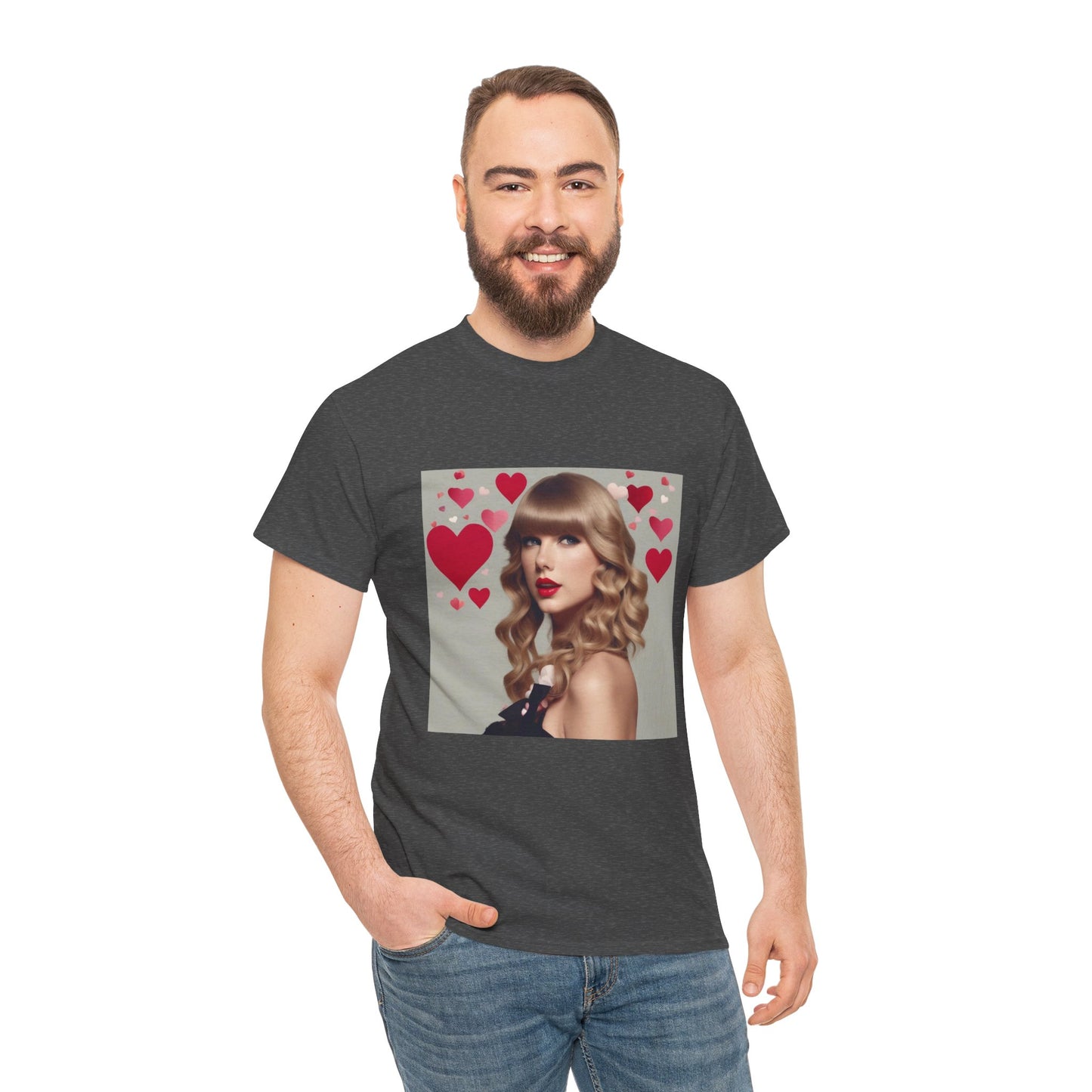 Taylor Swift T Shirt with Hearts