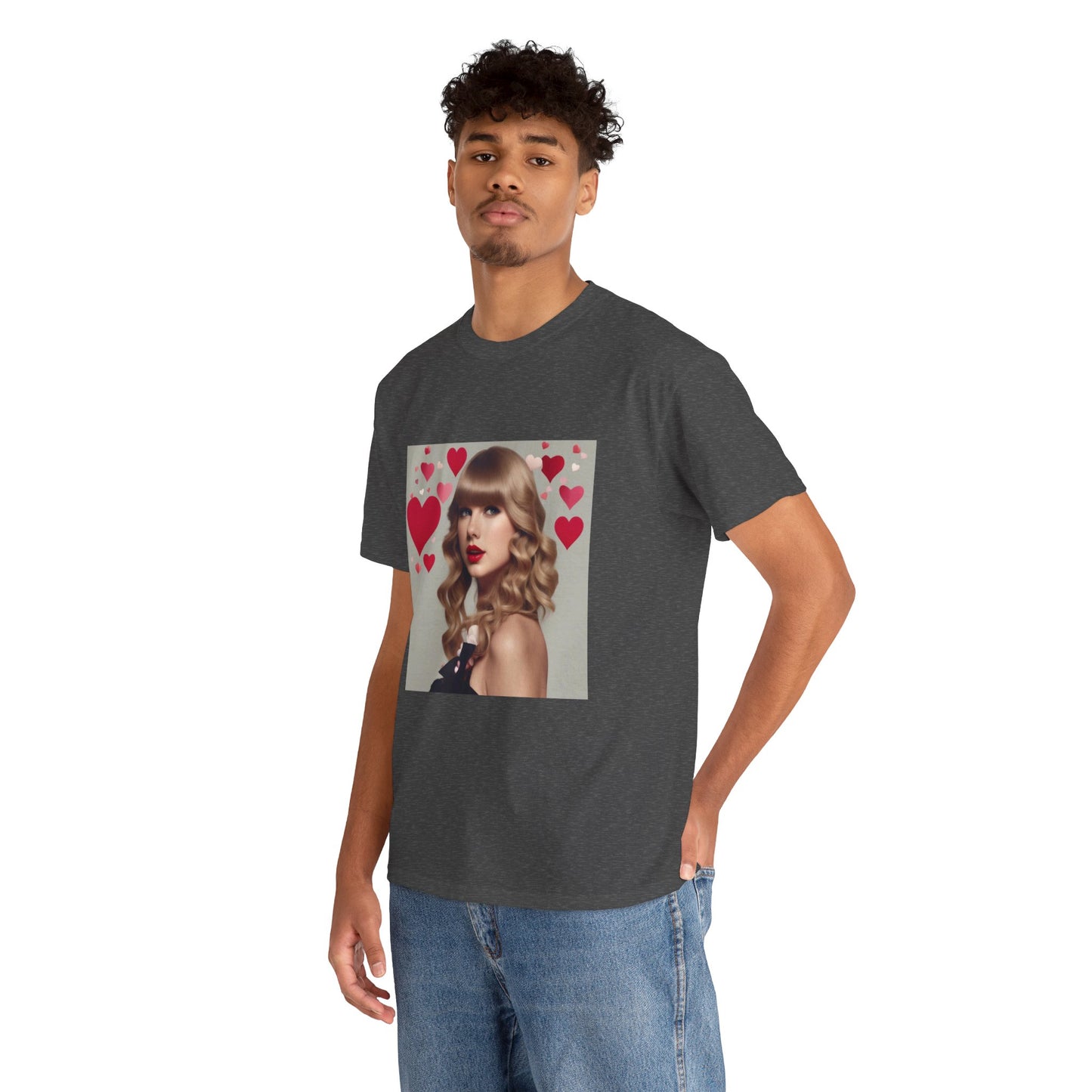 Taylor Swift T Shirt with Hearts