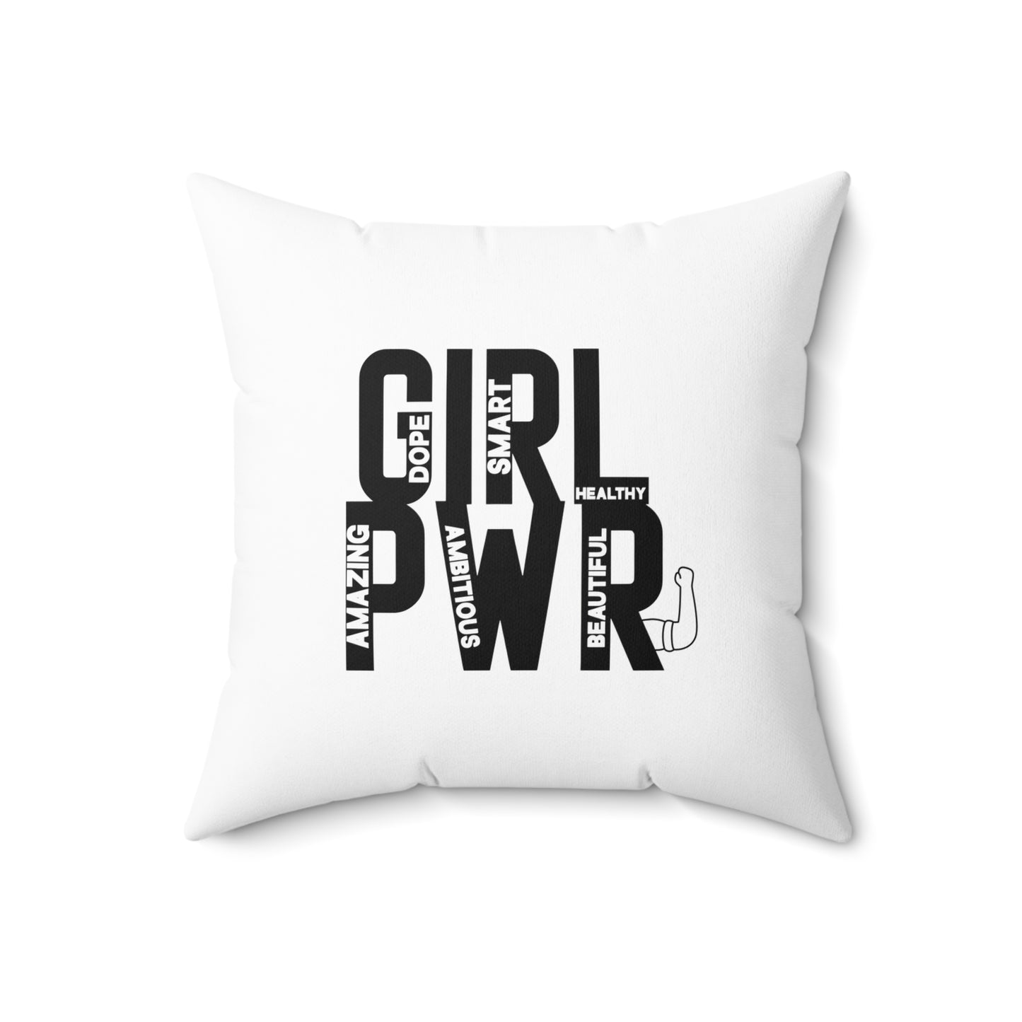 Girl Spun Polyester Square Pillow