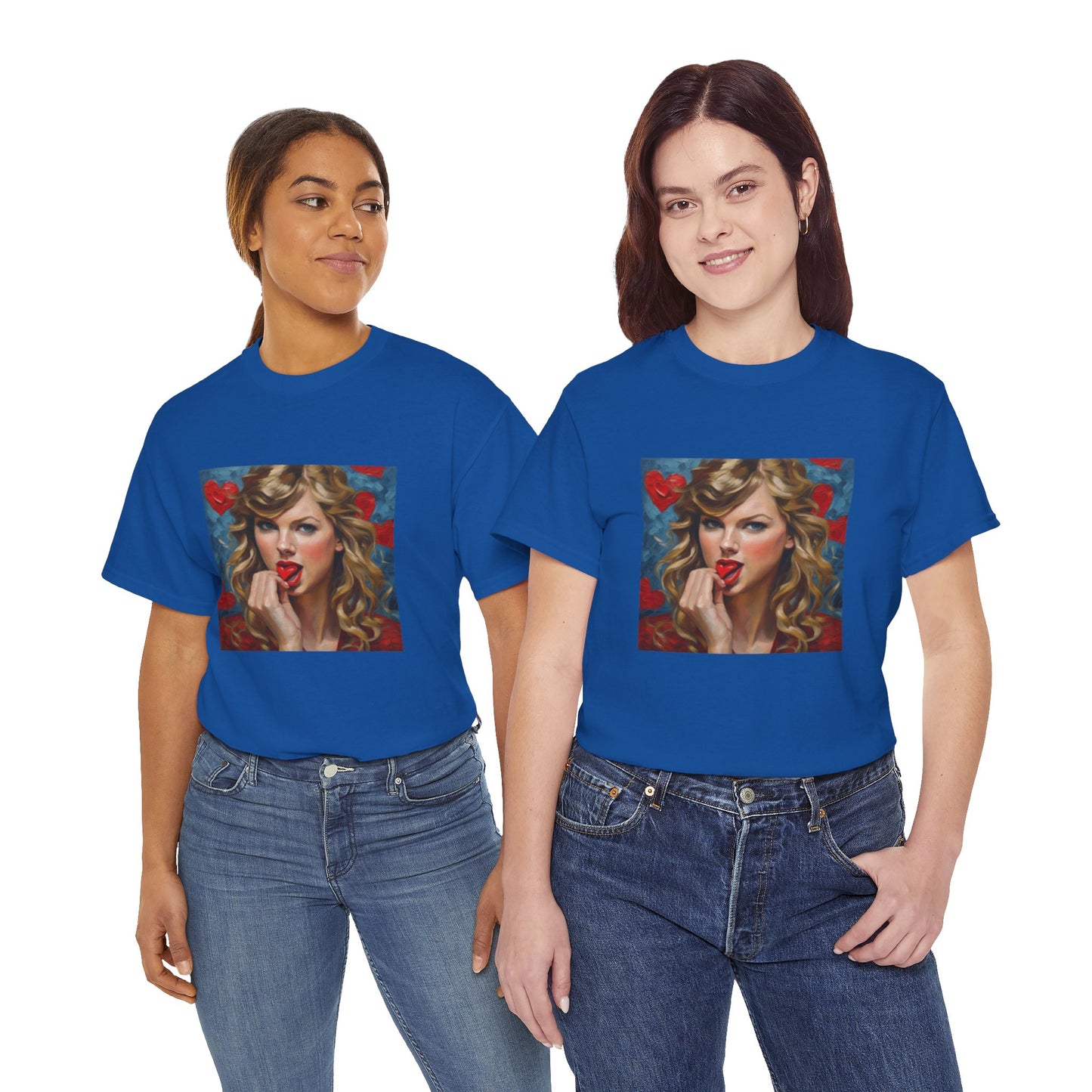 Taylor Swift T Shirt with Hearts