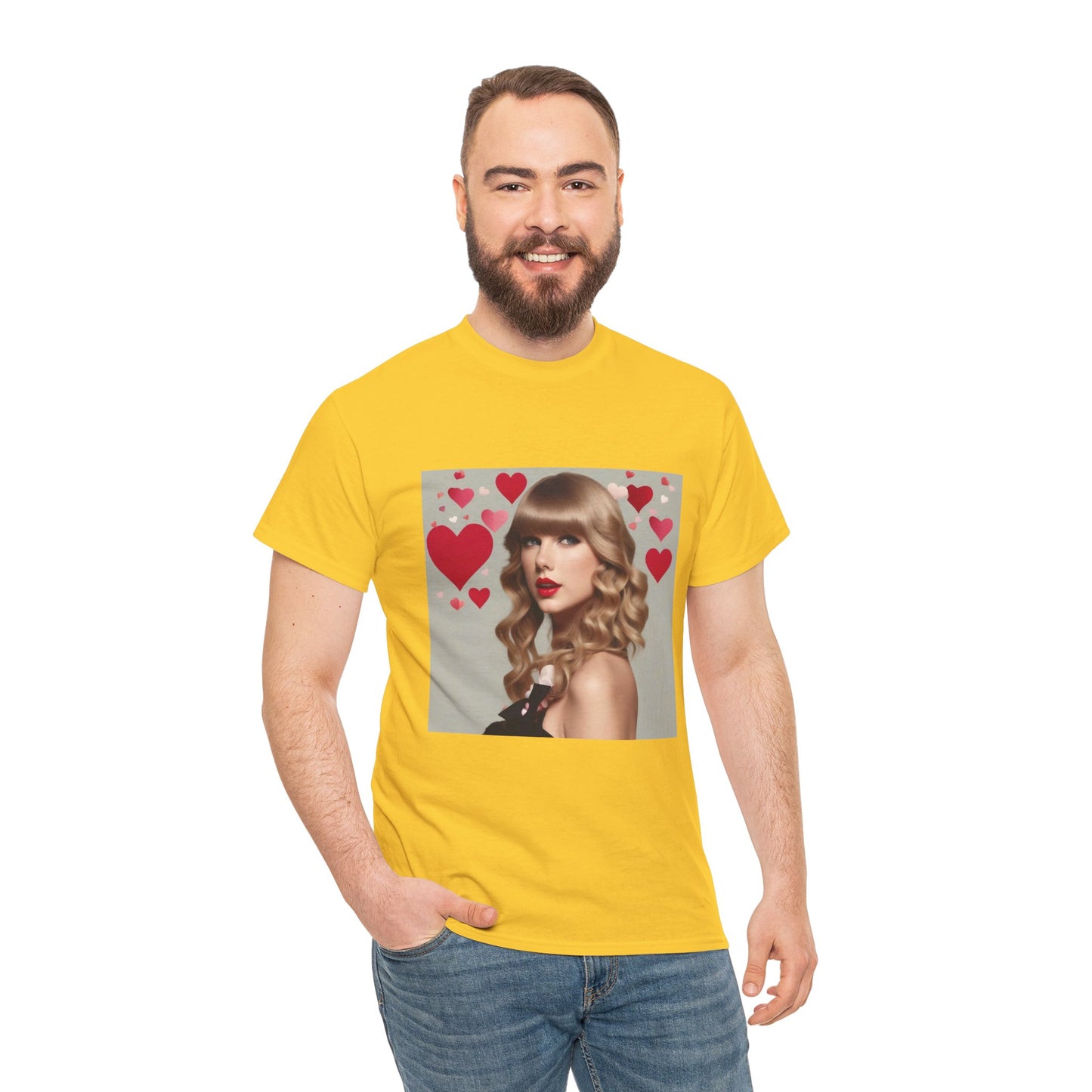 Taylor Swift T Shirt with Hearts