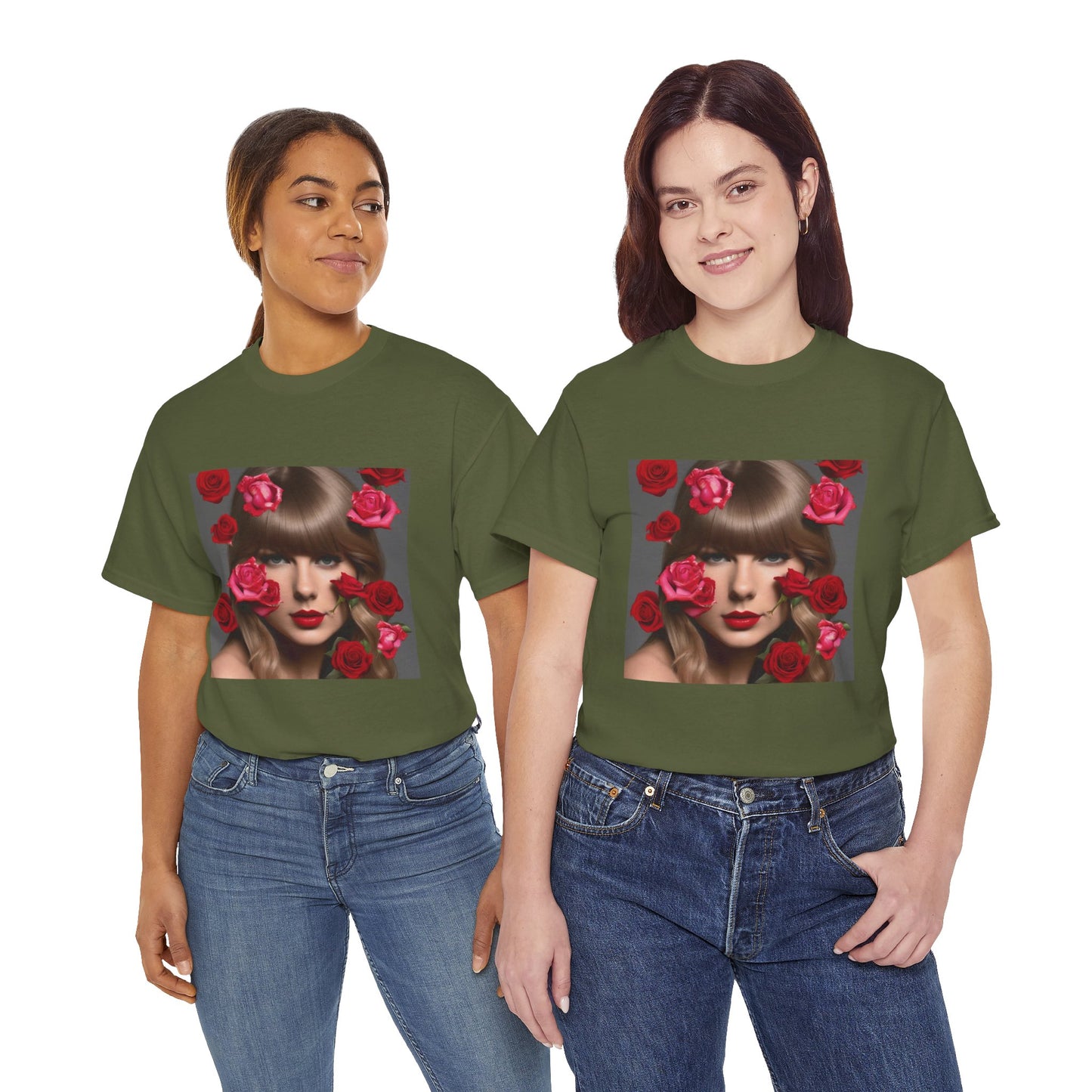 Taylor Swift T Shirt with Hearts