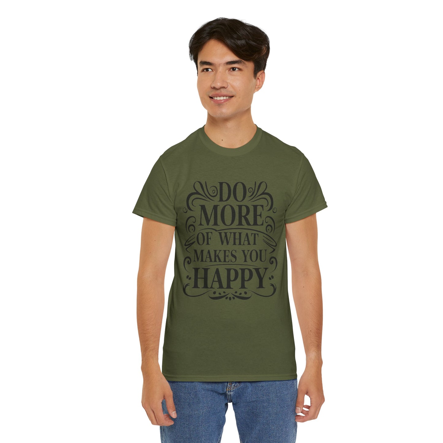 Do More Of What Printed T Shirt with Hearts