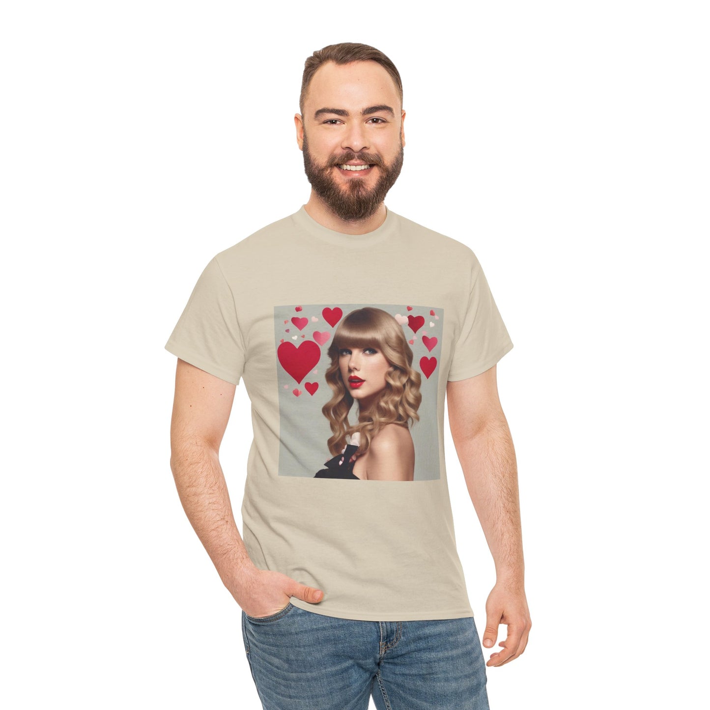Taylor Swift T Shirt with Hearts