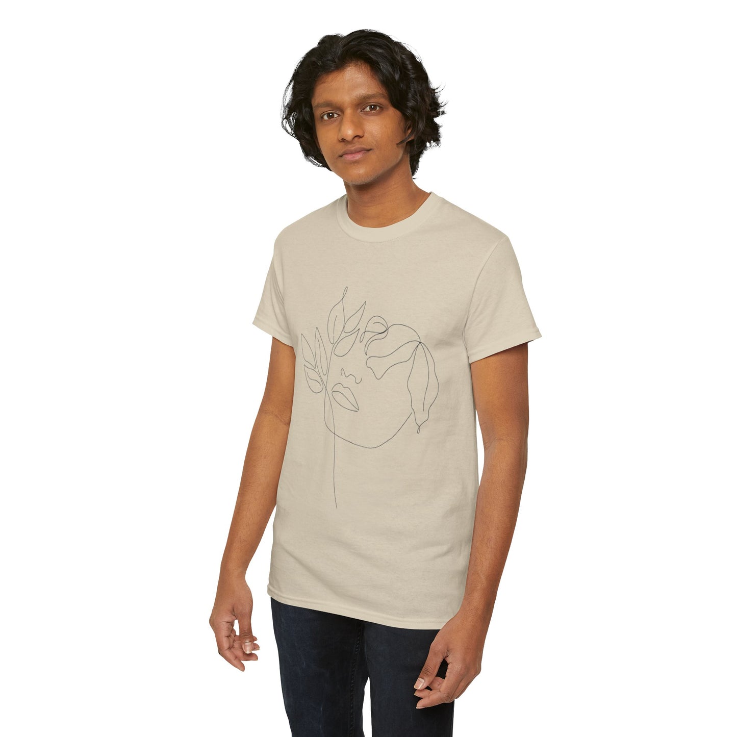 Women Artwork T Shirt with Hearts