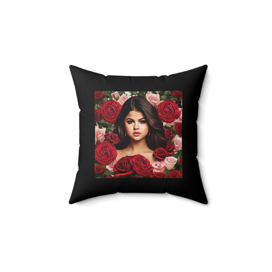 Women Spun Polyester Square Pillow