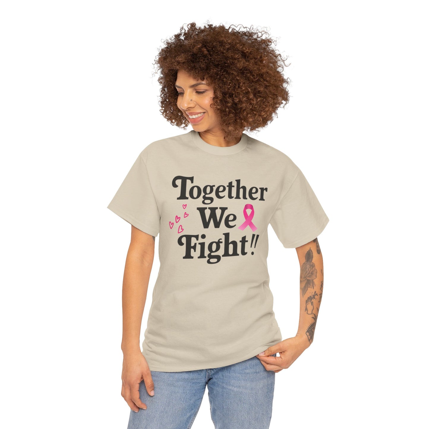 Together We Fight Unisex Heavy Cotton Tee
